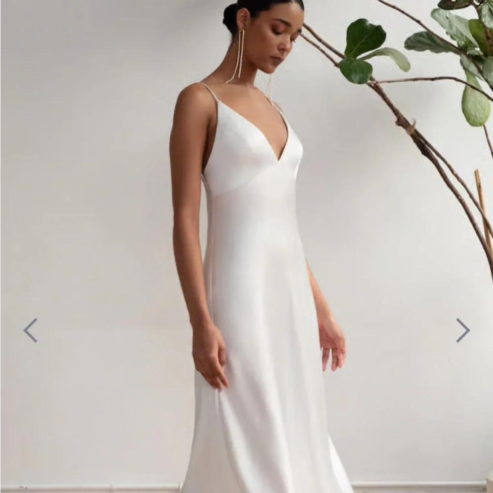 Jenny Yoo White Midi Dress - Picture 3 of 5